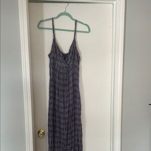 Seraphine Navy and White Maxi Dress